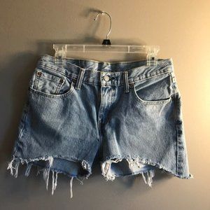 Levi's High Waisted Denim Shorts